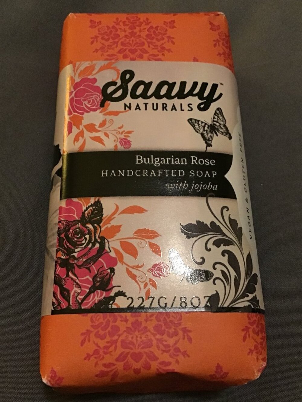 Saavy Naturals Bulgarian Rose Handcrafted Soap – 8 oz 🌹🧼 (NEW)  Brand new, nev